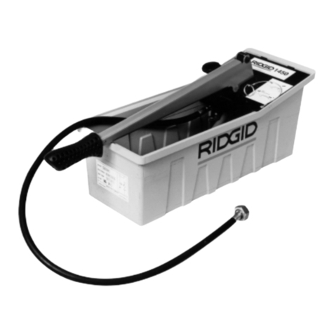 RIDGID 1450 Operator's manual