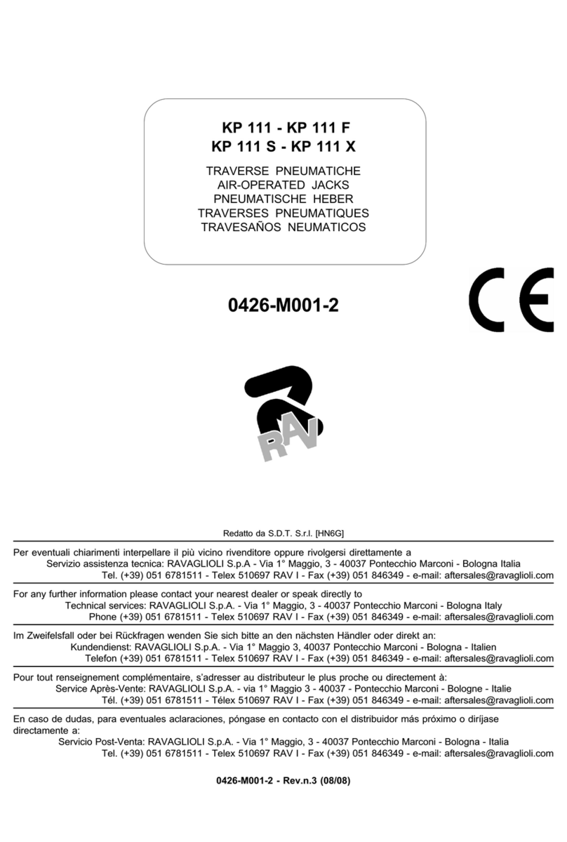 Ravaglioli KP 111 User manual
