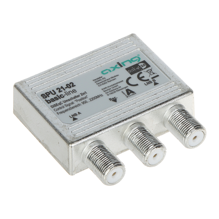 axing SPU 21-02 User manual