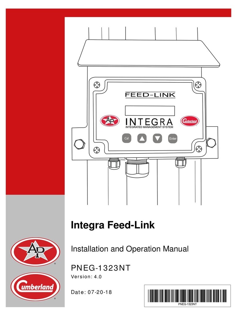 Cumberland Integra Feed-Link Installation and operation manual