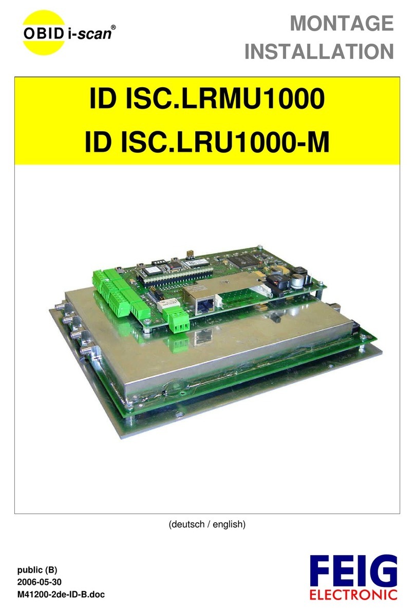 Feig Electronic OBID i-scan ID ISC.LRMU1000 User manual
