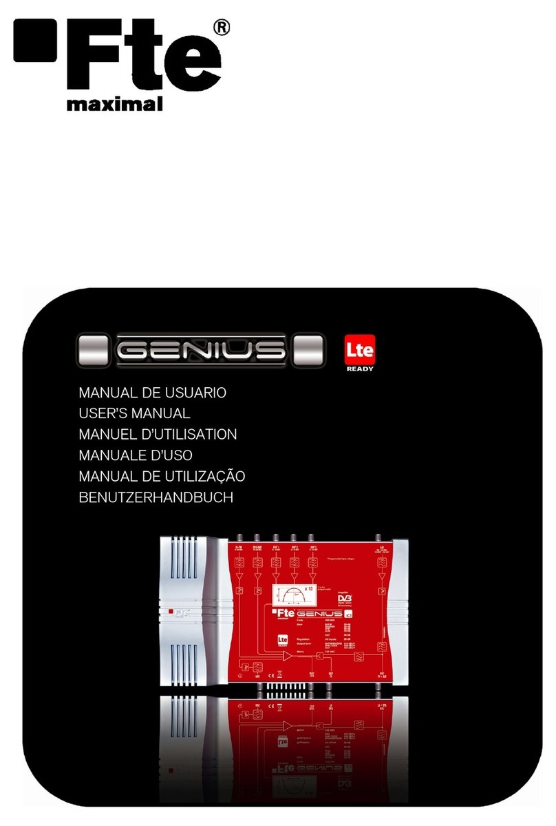 FTE Maximal GENIUS LTE Series User manual