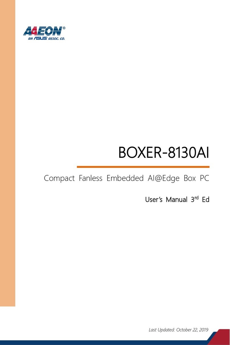 Aaeon BOXER-8130AI user manual