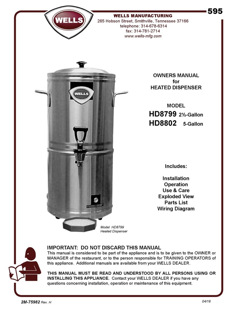 Wells HD8799 User manual