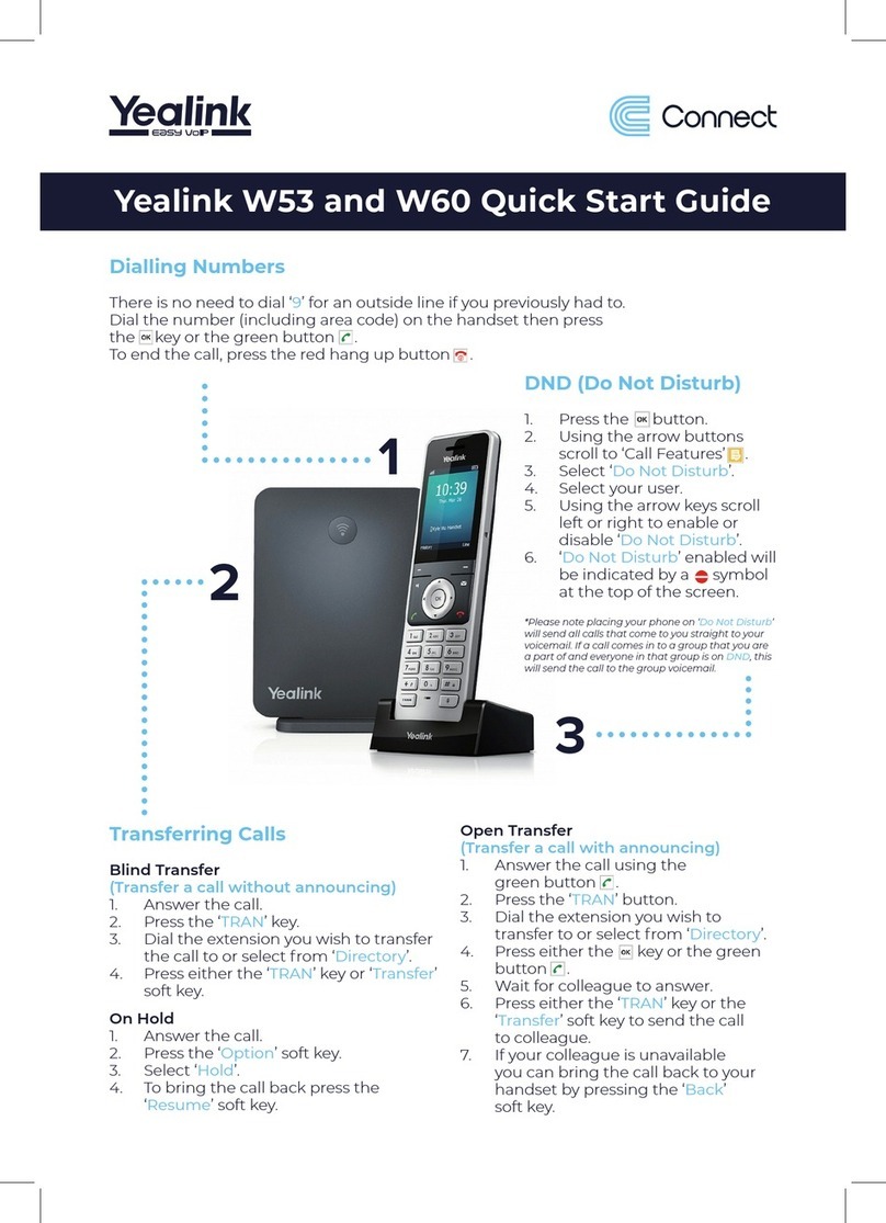Yealink W53 Series User manual