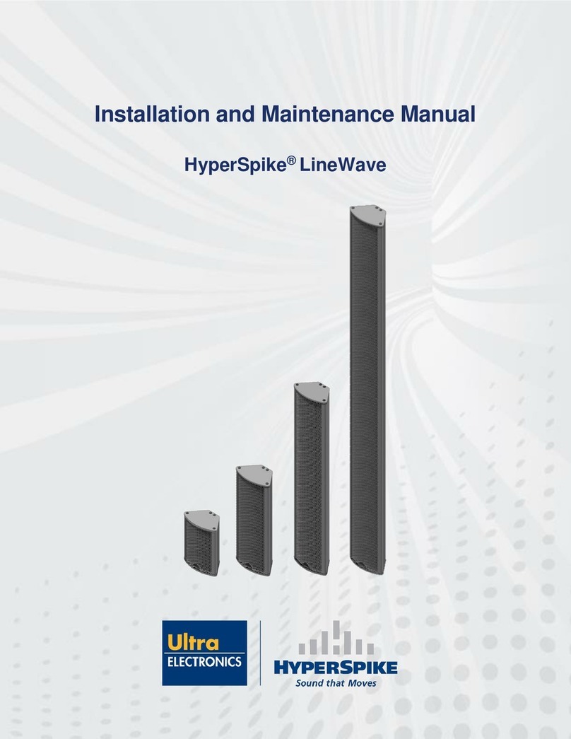 Ultra electronics HyperSpike LineWave Series Installation and maintenance manual