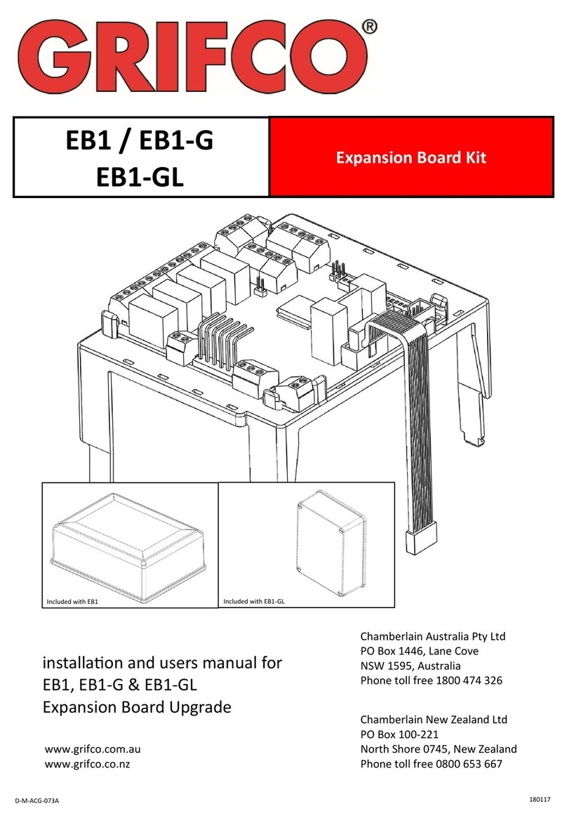 Grifco EB1 User manual