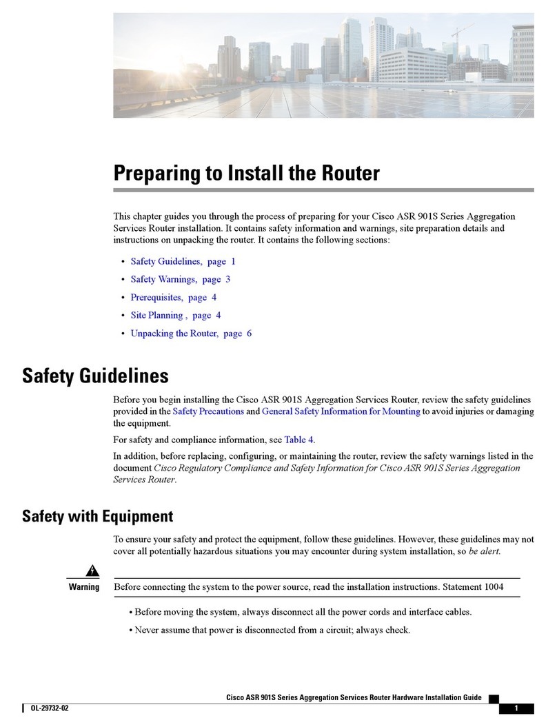Cisco ASR 901S Series Instruction sheet