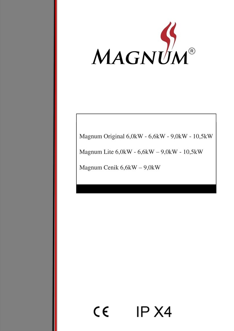 Starsauna Oy Magnum Original 6,6kW Operating and installation instructions