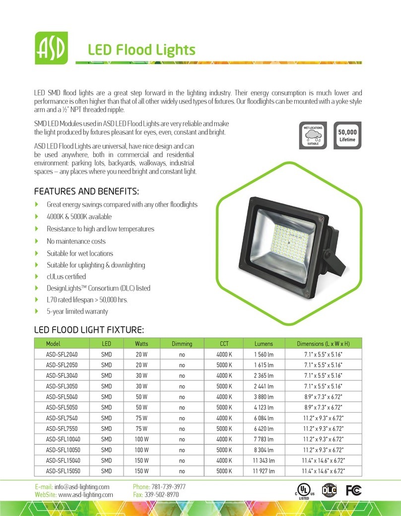 ASD ASD-SFL2040 manual