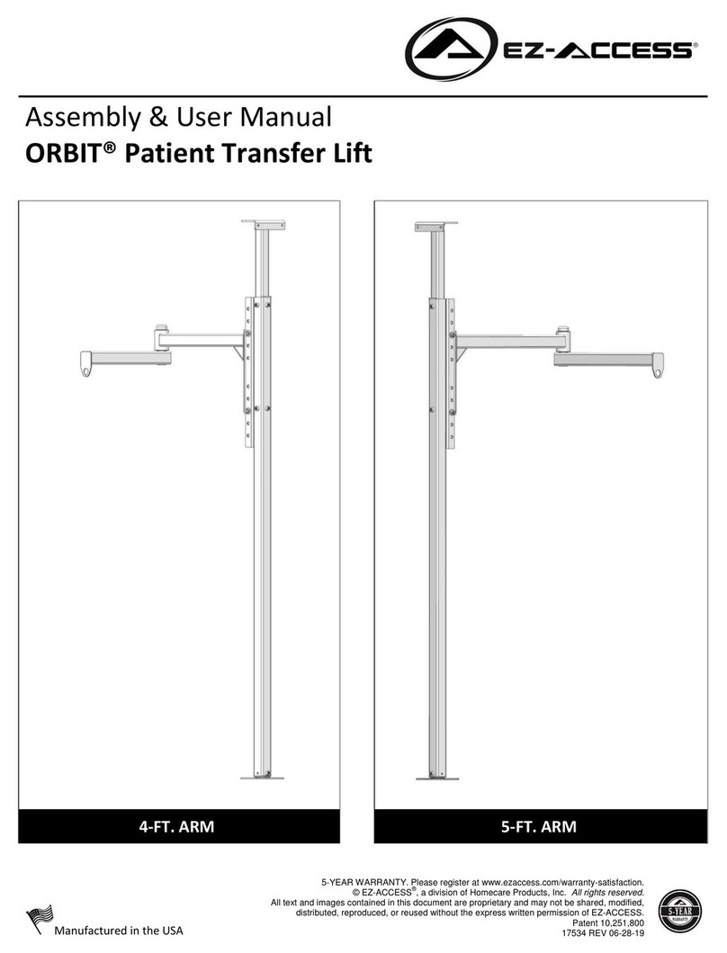 EZ-ACCESS ORBIT 4-FT. ARM Assembly & user manual EZ-ACCESS ORBIT 4-FT. ARM Assembly & user manual