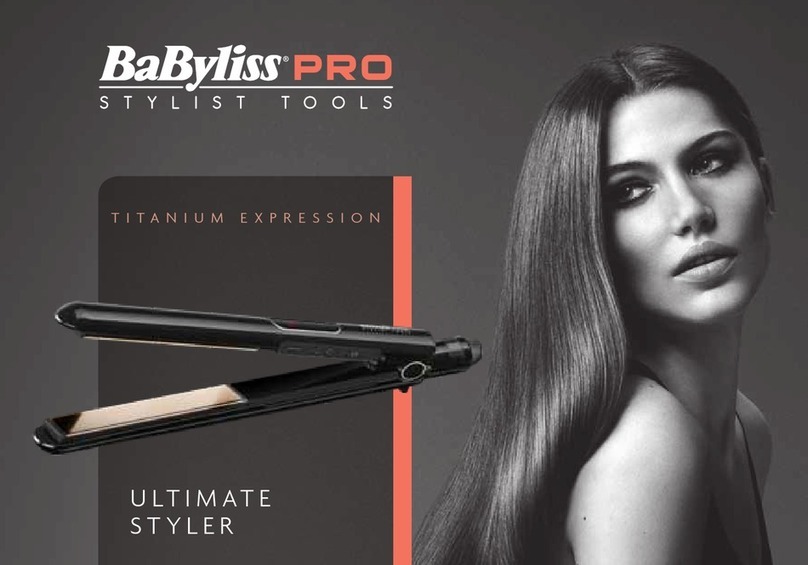 BaByliss PRO TITANIUM EXPRESSION ULTIMATE STYLER BAB2199U instructions