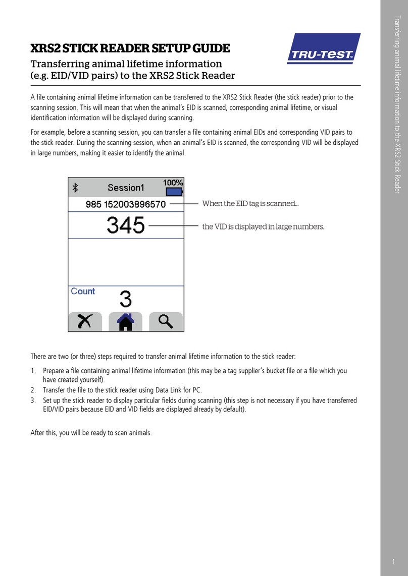 Tru-Test XRS2 Stick Reader Setup guide