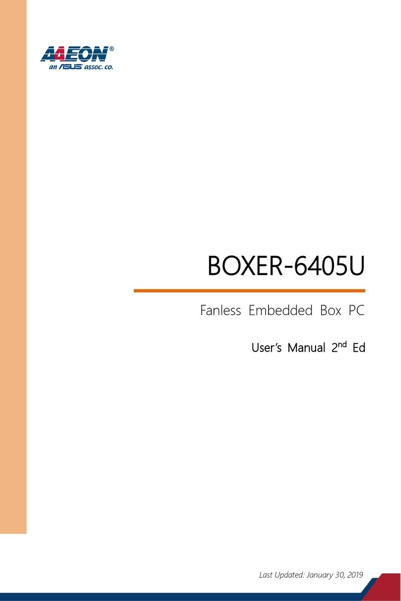 Asus AAEON BOXER-6405U user manual