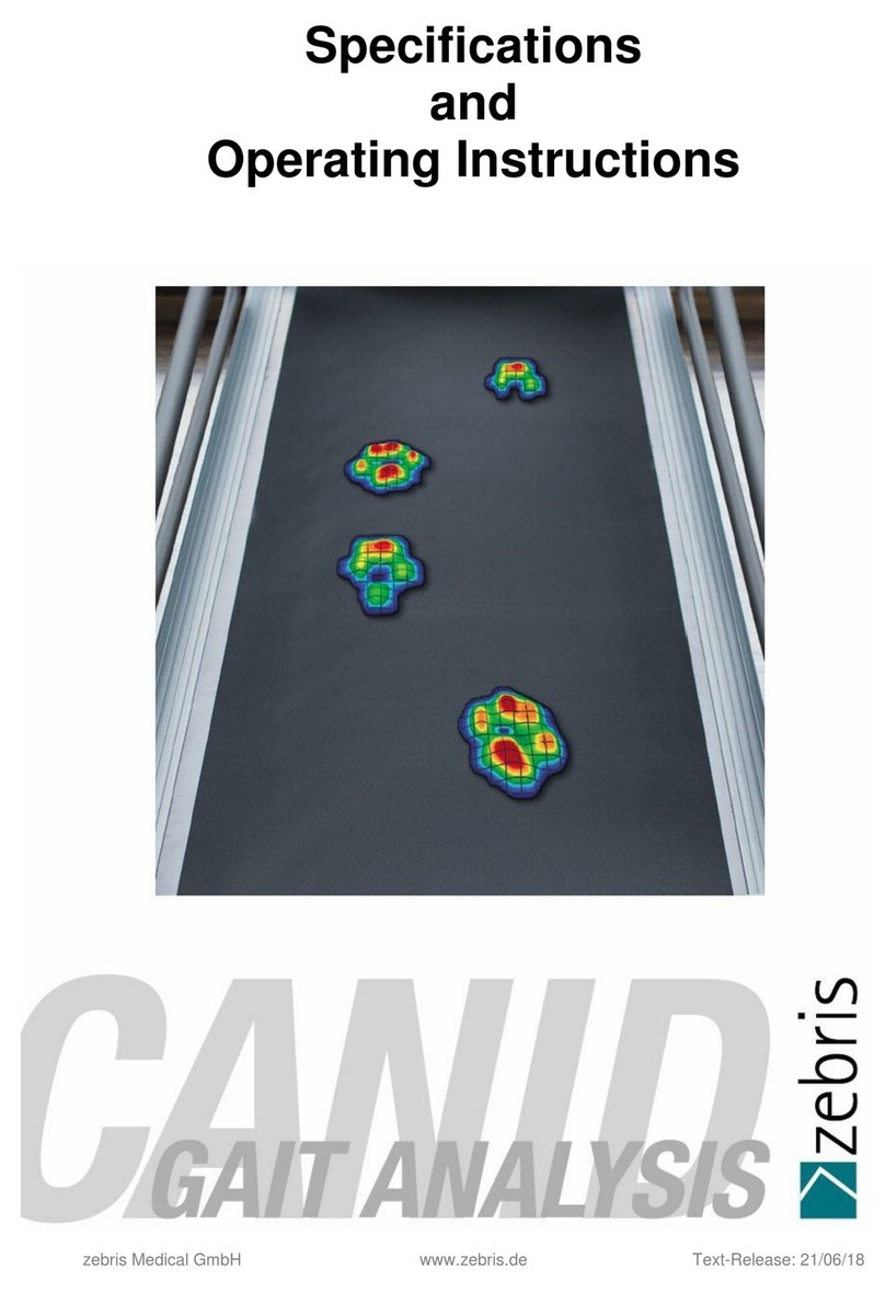 zebris Canid Gait operating instructions