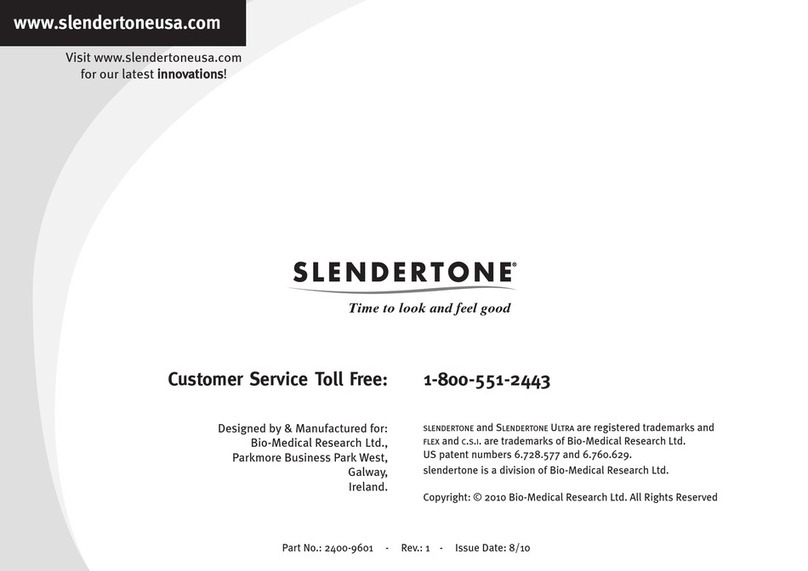 Slendertone Ultra User manual