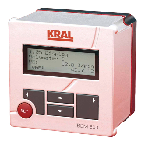 KRAL BEM 500 Series User manual