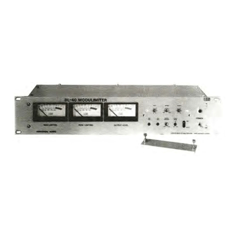 Universal Audio BL-40 operating instructions