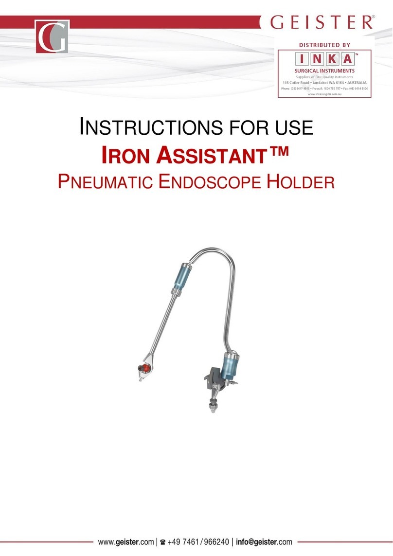 Geister Iron Assistant Instructions for use