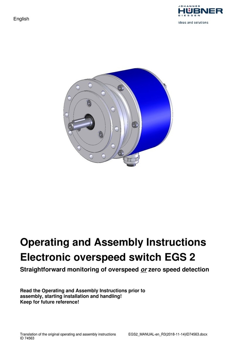 Hubner EGS 2 Product guide