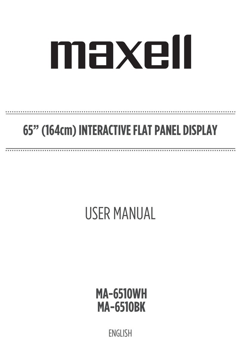 Maxell MA-6510WH User manual