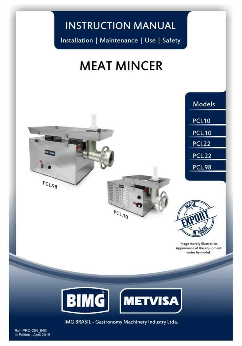 BIMG METVISA PCI.10 Series instruction manual