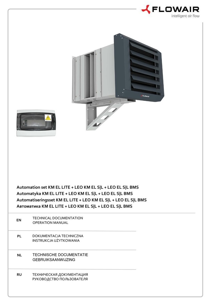 flowair KM EL LITE Technical documentation operation manual
