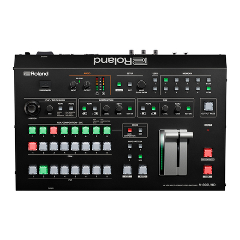 Roland V-600UHD User guide