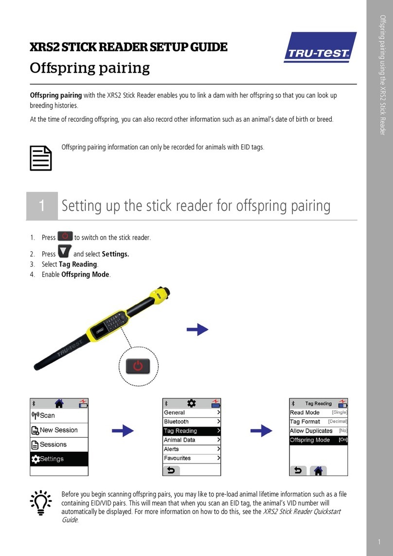 Tru-Test XRS2 Stick Reader Setup guide Tru-Test XRS2 Stick Reader Setup guide