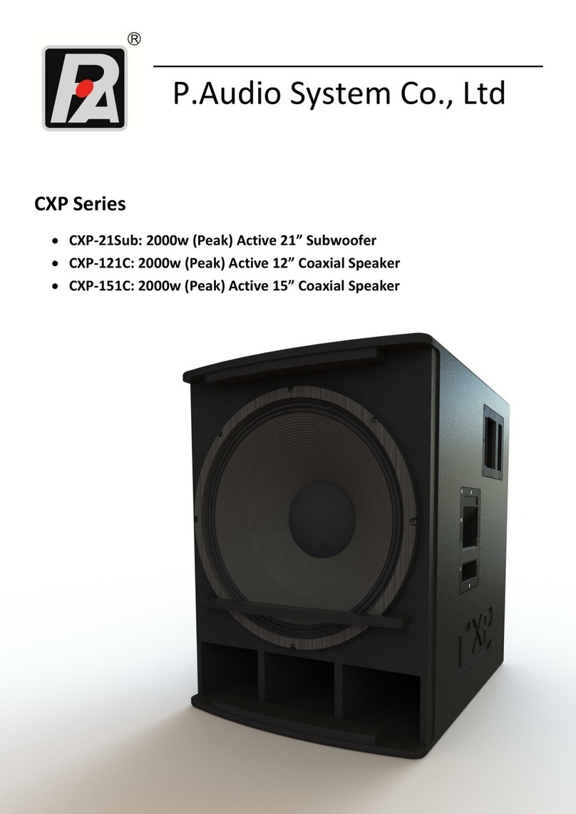 P.Audio CXP Series manual