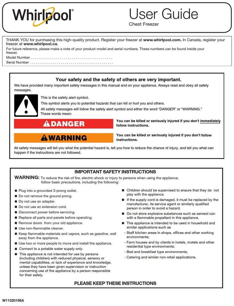Whirlpool WZC5422DW User manual