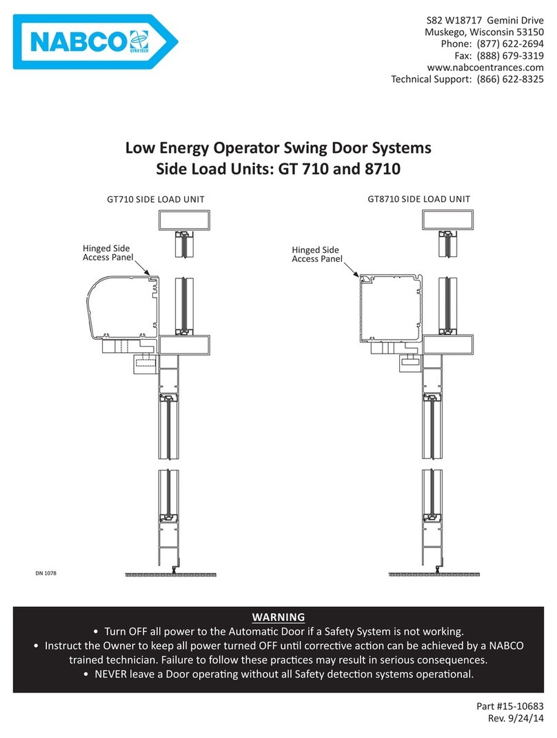 Nabco GT-710 User manual