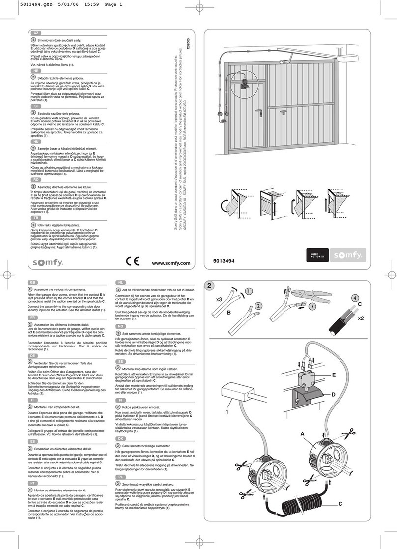 SOMFY 5013494 User manual