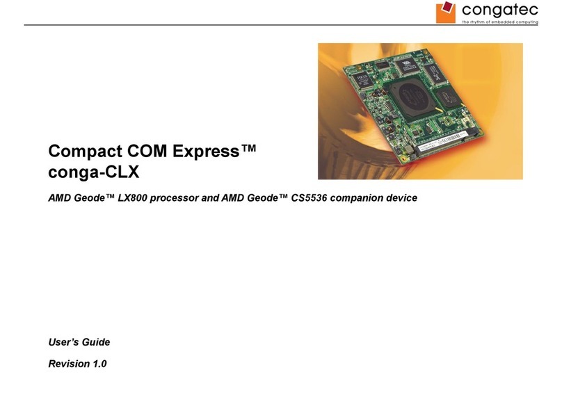 Congatec Compact COM Express conga-CLX User manual