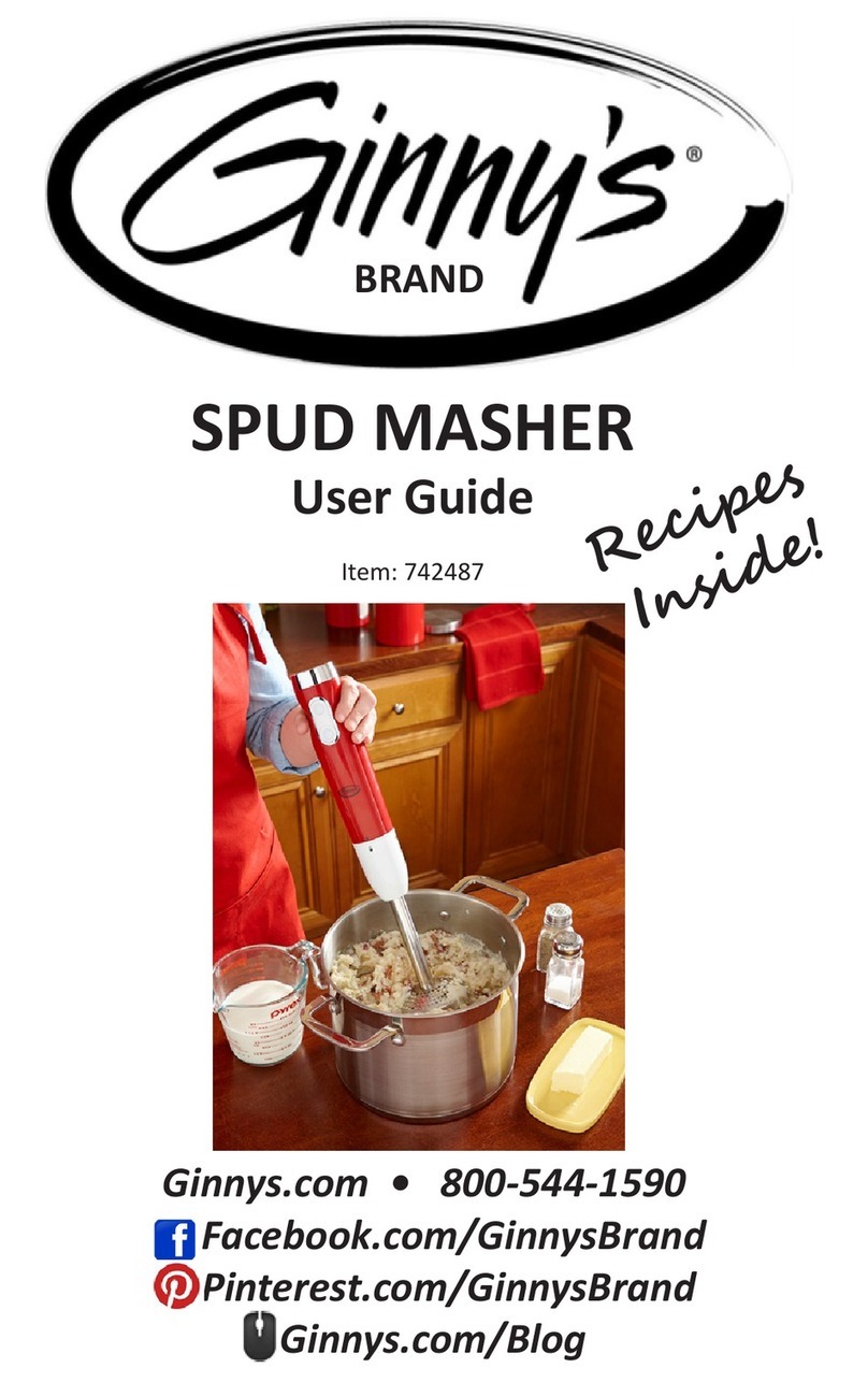Ginnys SPUD MASHER 742487 user guide