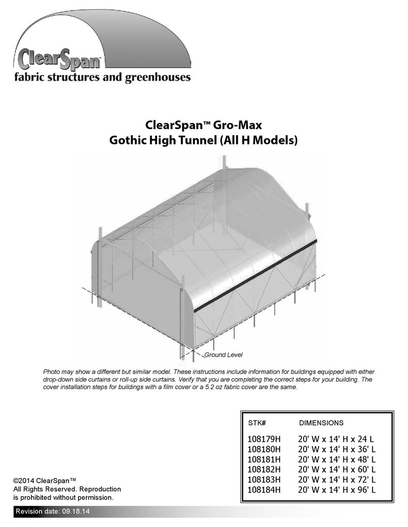 ClearSpan Gro-Max 108179H User manual ClearSpan Gro-Max 108179H User manual