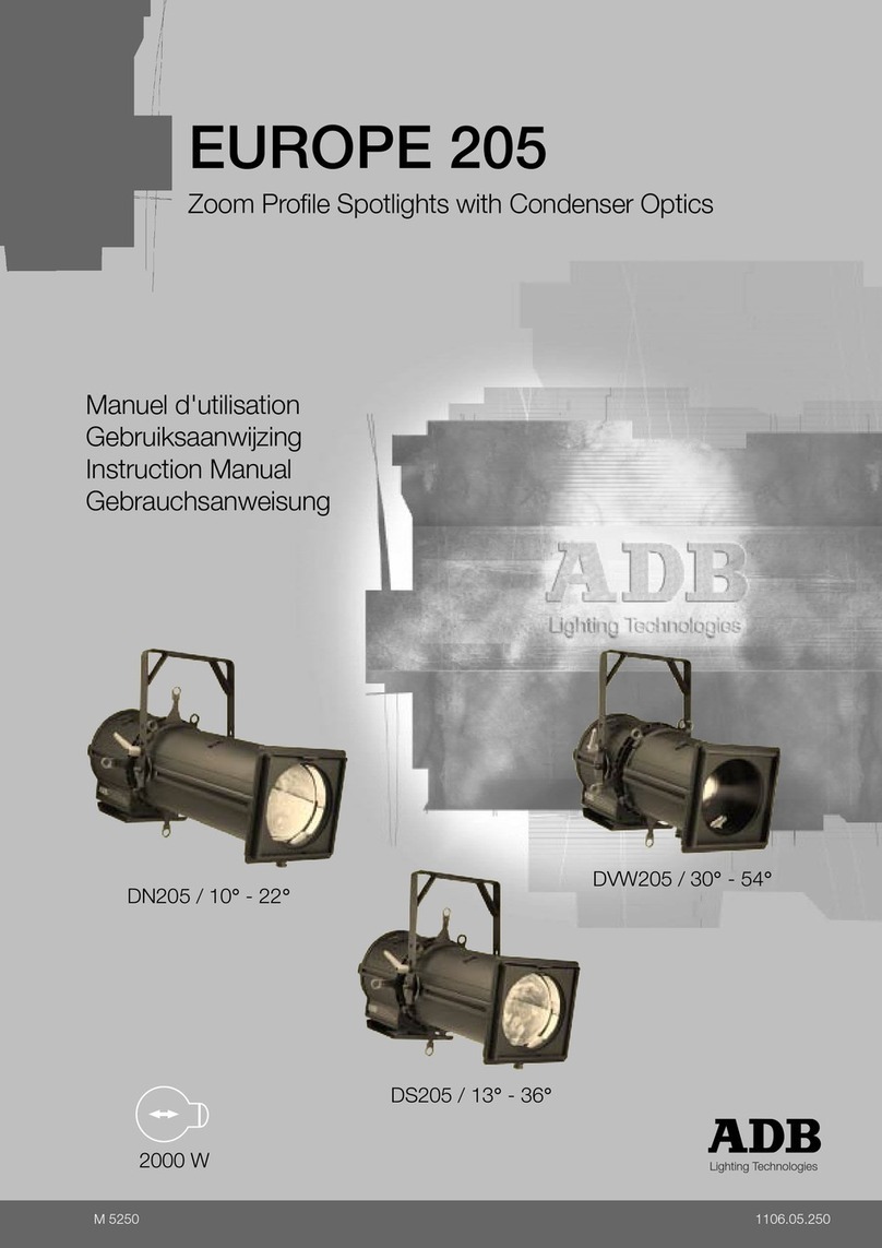 ADB EUROPE 205 DN205 User manual