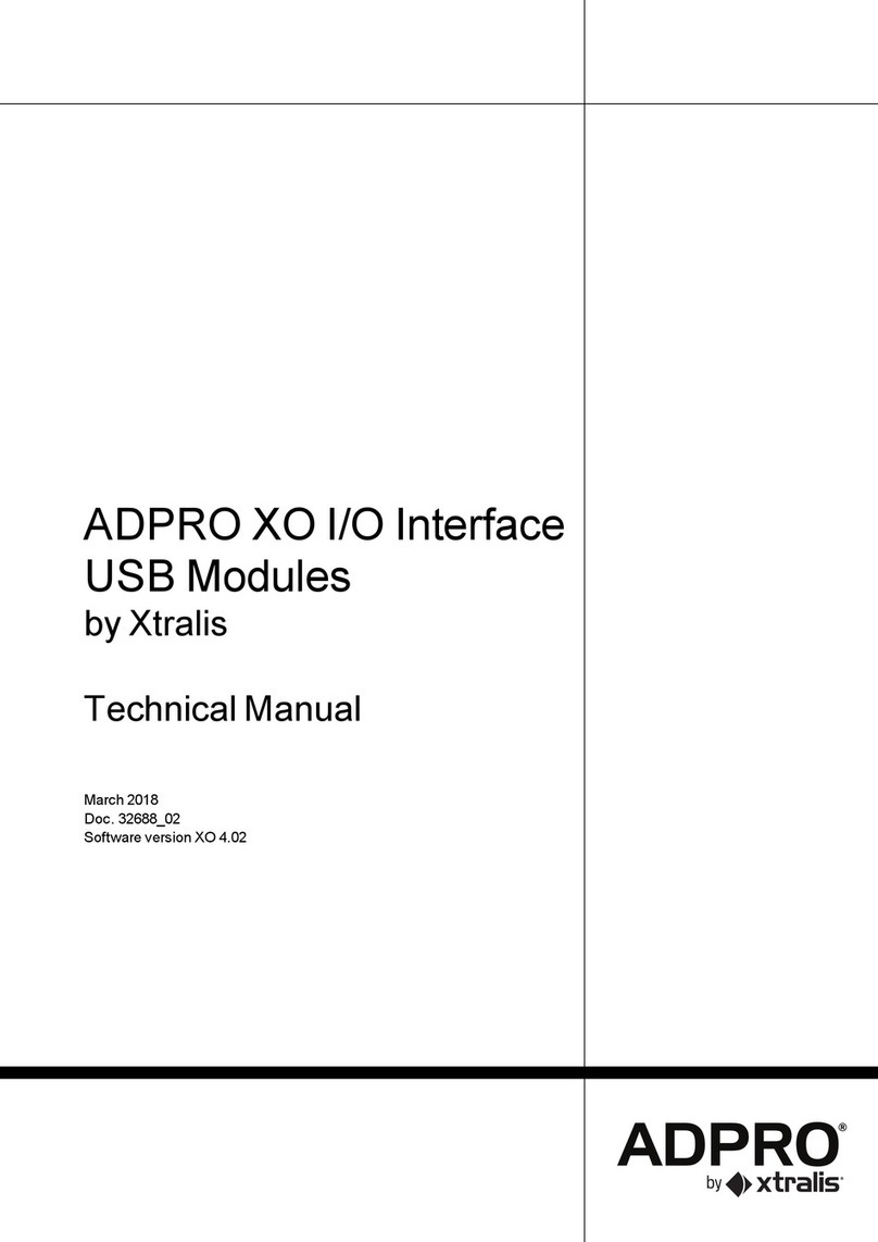 Xtralis ADPRO 49840600 Technical manual