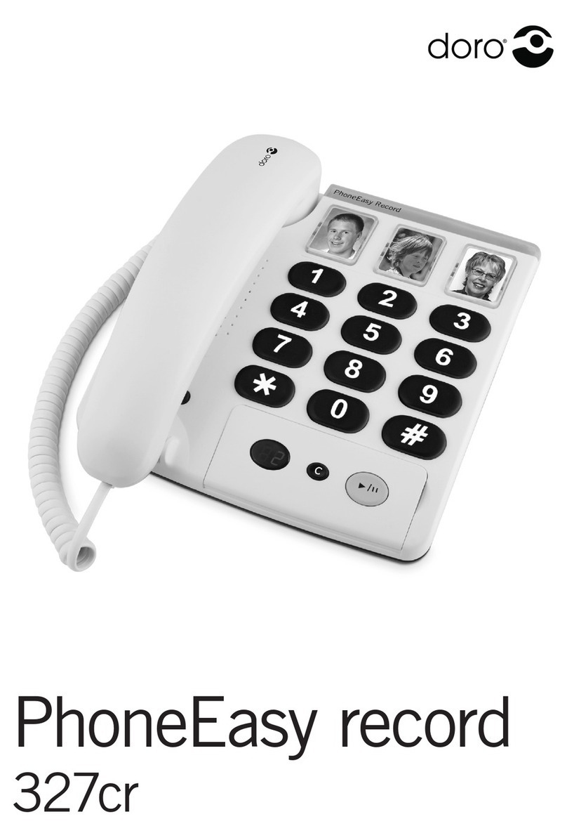 Doro PHONEEASY RECORD 327CR manual