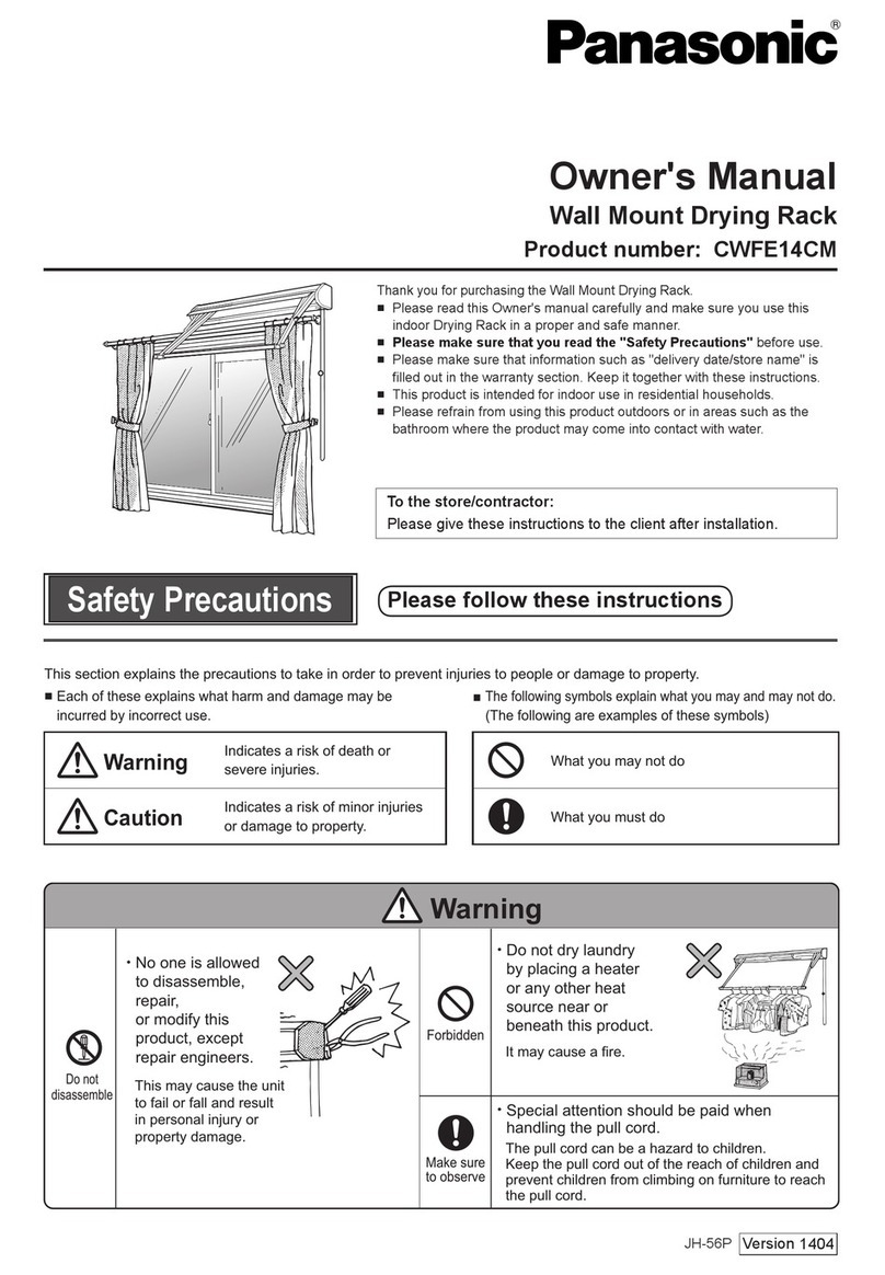 Panasonic CWFE14CM User manual