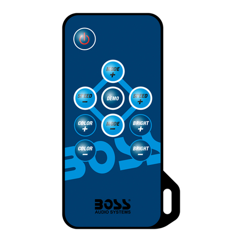 Boss Audio Systems PowerSports RGB LED CONTROLLER user manual
