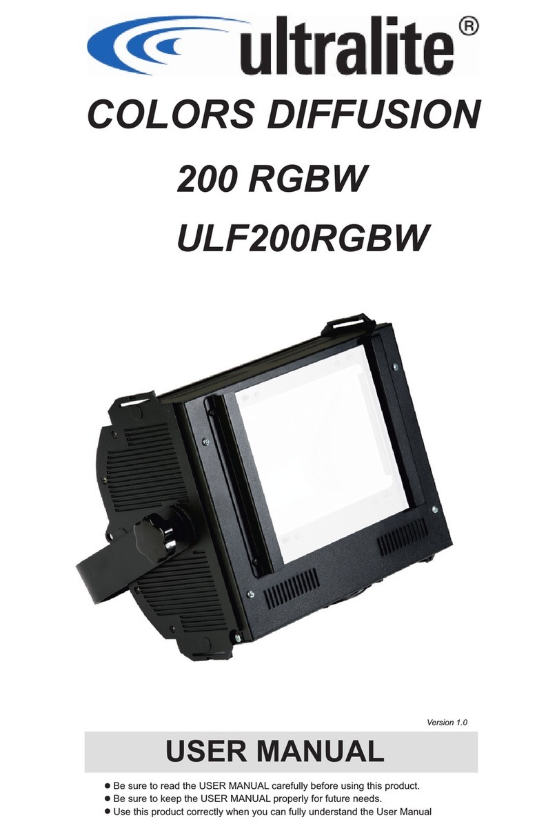 UltraLite Colors Diffusion 200 RGBW User manual