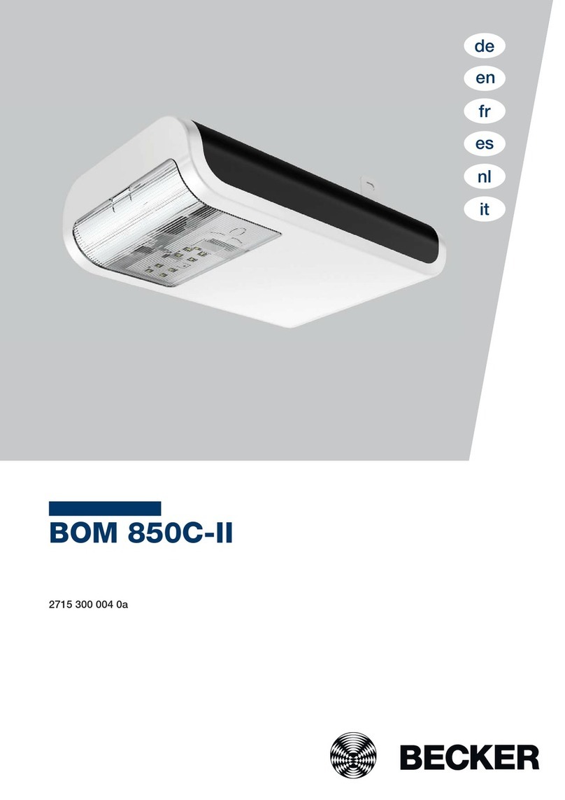 Becker BOM 850C-II manual