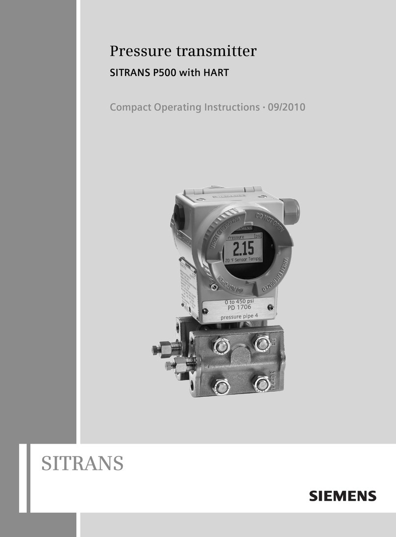 Siemens SITRANS P500 Administrator guide