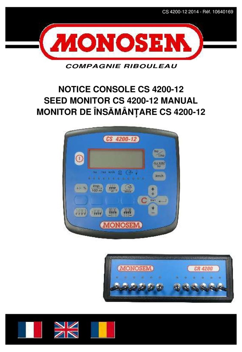 Monosem CS 4200-12 User manual