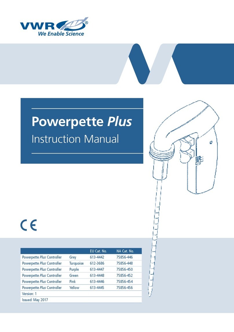 VWR Powerpette Plus instruction manual