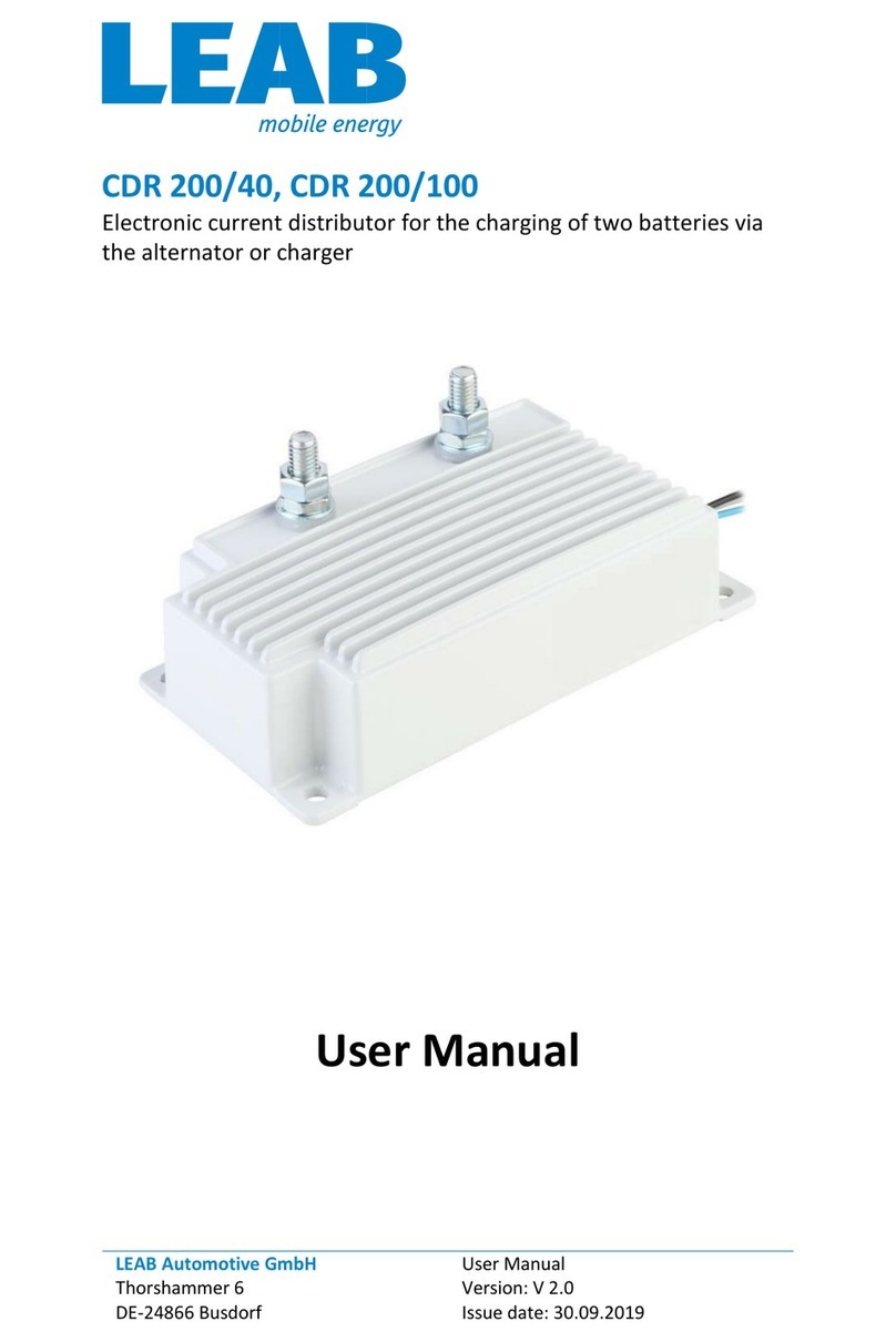LEAB CDR 200/40 User manual