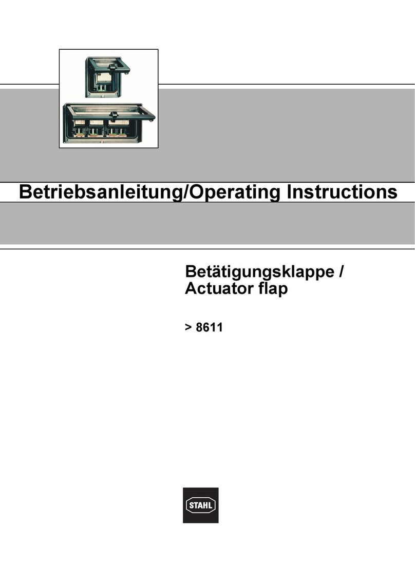Stahl 8611 operating instructions Stahl 8611 operating instructions