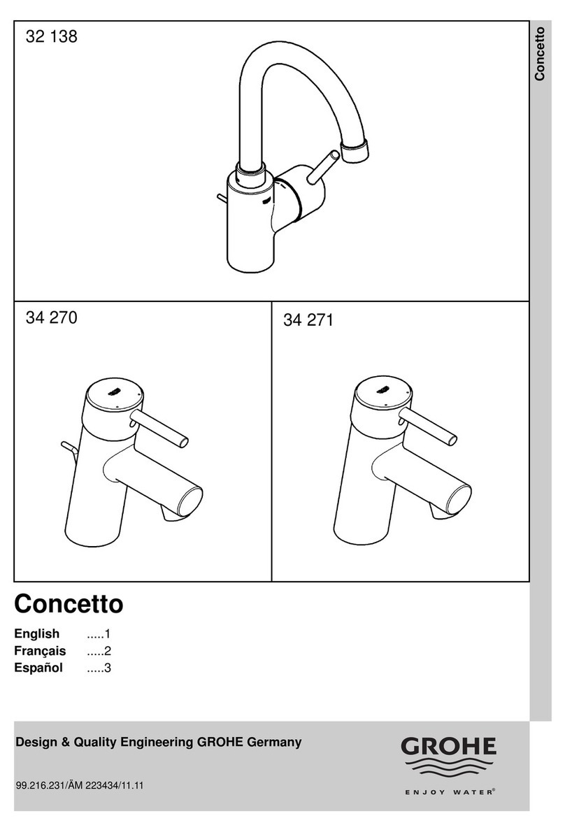 Grohe 32 138 User manual