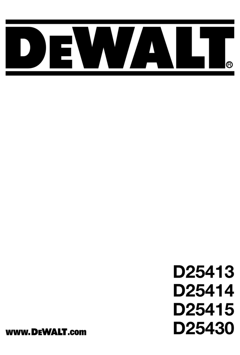 DeWalt D25413 Original instructions